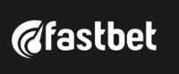 Fastbet casino logo — white lightning bolt icon with fastbet wordmark on black background